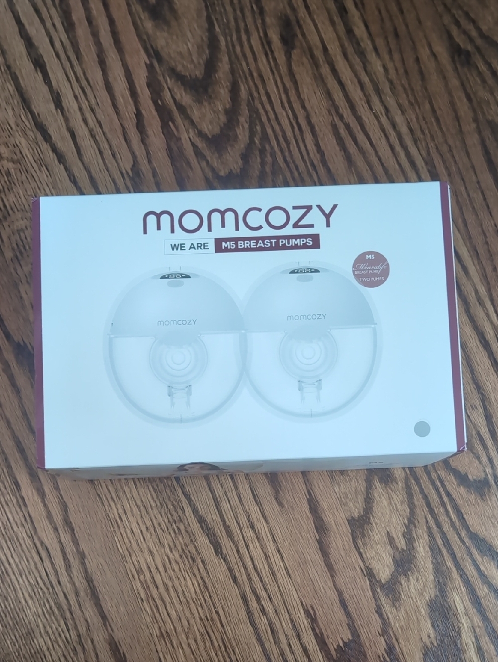MOMCOZY M5 Double Electric Breast Pump - White - BRAND NEW